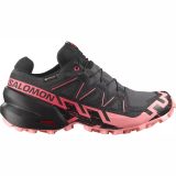 Salomon Speedcross 6 GTX W - Veľkosť: 42 2/3 | Farba: Čierna, Ružová, Sivá · záber 1