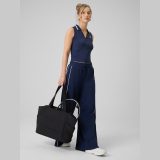 Dámsky slim top s golierom - tmavomodrý · záber 2