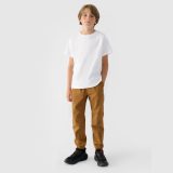 Chlapčenské casual nohavice typu jogger - hnedé · záber 2