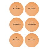 Pingpongové loptičky inSPORTline Elisenda S1 6ks - Farba: Oranžová · záber 1