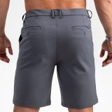 Pánske kraťasy Iron Aesthetics Chino Flex, sivé · záber 3