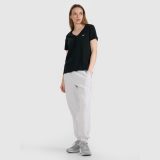 Dámske oversize hladké tričko - čierna · záber 2