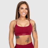 Športová podprsenka Iron Aesthetics Shape, bordová · záber 1