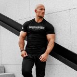 Pánske fitness tričko Iron Aesthetics Unbroken, čierne · záber 3