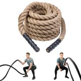 Posilňovacie lano inSPORTline WaveRope Base 50 mm - 15 m · záber 1