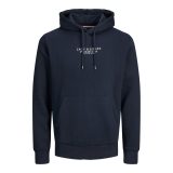 Jack&Jones Logo Hoodie M - Veľkosť: L | Farba: Holubí, Ocelová, Kouřová · záber 1
