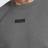 Pánske tričko Iron Aesthetics Reflect, tmavosivé · záber 5