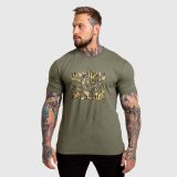 Pánske tričko Iron Aesthetics Tactical, zelené · záber 3
