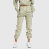 Dámske oversized tepláky Iron Aesthetics Simone, zelené · záber 2