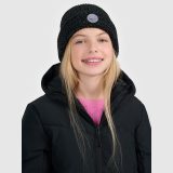 Dievčenská beanie čiapka - čierna · záber 2