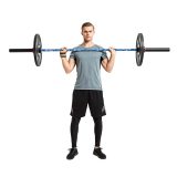 Vzpieračská tyč s ložiskami inSPORTline OLYMPIC OB-86 PCWC 201cm/50mm • 15kg • do 450kg • bez objímok · záber 3
