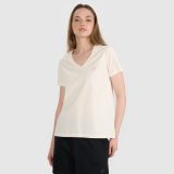 Dámske oversize hladké tričko - biela · záber 1