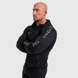 Pánska SlimFit mikina Beyond the Future, čierna · záber 4