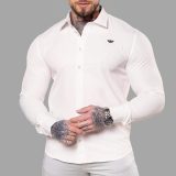 Strečová košeľa Iron Aesthetics Slim Stretch, natural · záber 2