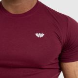 Pánske fitness tričko Iron Aesthetics Standard, bordové · záber 4