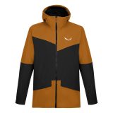 Salewa Puez GTX 2L Jacket M - Veľkosť: M | Farba: Čierna, Hnedá · záber 1