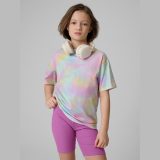 T-shirt loose s potlačou dievčenský - multicolor · záber 1