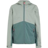 McKinley Bennet Softshell Jacket Kids - Veľkosť: 116 | Farba: Zelená · záber 1