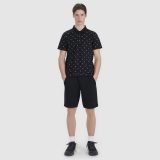 Pánske regular polo tričko - čierne · záber 2