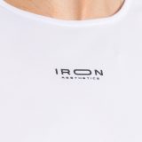 Pánske športové tielko Iron Aesthetics Athlete, biele · záber 4