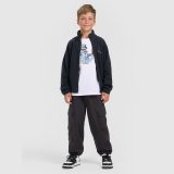 Chlapčenský regular fleece so stojačikom - tmavomodrý · záber 2