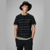 T-shirt regular s potlačou pánsky - čierny · záber 1