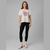 T-shirt regular s potlačou dámsky - béžový · záber 4