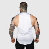 Tréningové tielko Iron Aesthetics Gym Tank, biele · záber 2