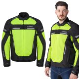 Pánska letná moto bunda W-TEC Saigair - Veľkosť: L | Farba: Čierna · záber 1