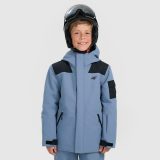 Chlapčenská snowboardová bunda membrána 8000 - tmavomodrá · záber 1