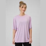 T-shirt loose s modalom dámsky - fialové · záber 1