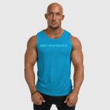 Pánske funkčné tielko Iron Aesthetics Sporty, aqua modré · záber 3