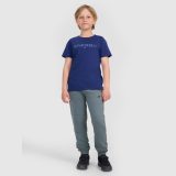T-shirt regular s potlačou chlapčenský - tmavomodrý · záber 2