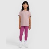 Oversize hladké tričko dievčenské - béžové · záber 2