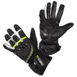 Moto rukavice W-TEC Evolation - Veľkosť: 3XL | Farba: Čierno-Bielo-Fluo · záber 1