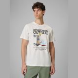 T-shirt regular s potlačou pánsky - biely · záber 1