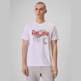 T-shirt regular s potlačou pánsky - biely · záber 1
