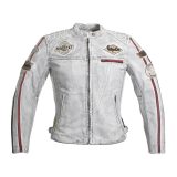 Dámska kožená moto bunda W-TEC Sheawen Lady White - Veľkosť: S | Farba: Biela · záber 1
