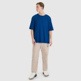 Pánske oversize tričko z modalu - tyrkysové · záber 2