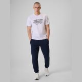 T-shirt regular s potlačou pánsky - biely · záber 8