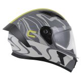 Cassida Orbit Multivers šedá matná/svetlo šedá/žltá fluo/čierna M (57-58) · záber 5
