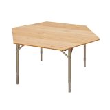 Kempingový stôl KING CAMP Bamboo - Farba: Šesťstranný · záber 1