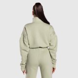 Dámska crop mikina Iron Aesthetics Simone, zelená · záber 5