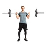 Vzpieračská tyč s ložiskami inSPORTline OLYMPIC OB-86 MTBH4 220cm/50mm • 20kg • do 450kg • bez objímok · záber 3