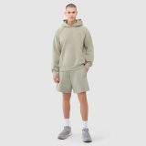 Unisex teplákové šortky - olivové · záber 1