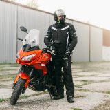 Moto rukavice W-TEC Radoon - Veľkosť: L | Farba: Biela · záber 5