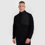 Pánsky sherpa fleece so stojačikom - čierny · záber 1