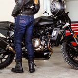 Dámske moto jeansy W-TEC Rafael - Veľkosť: 3XL | Farba: Modrá · záber 4