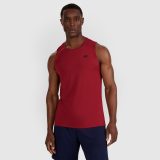 Tréningový rýchloschnúci pánsky tank top - červený · záber 1
