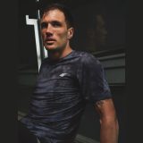 Tréningové tričko regular rýchloschnúce pánske - čierne · záber 7
